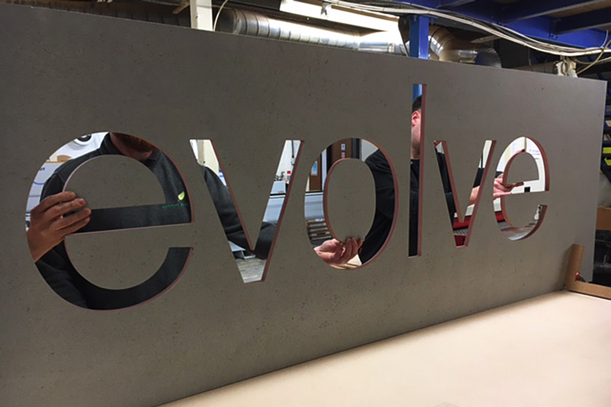 Routed Concrete Sheet