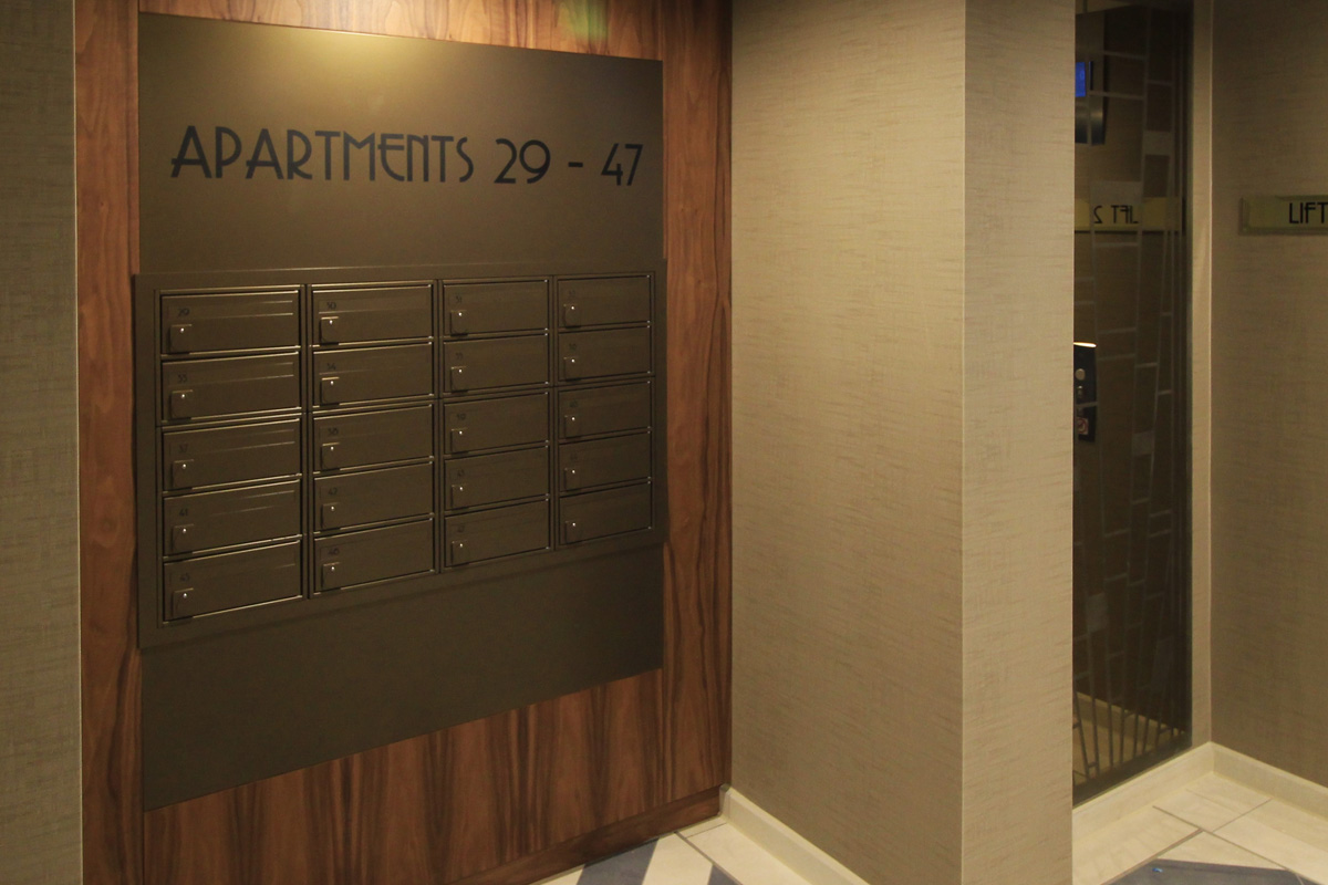 Paddington Exchange Post Boxes and Signage