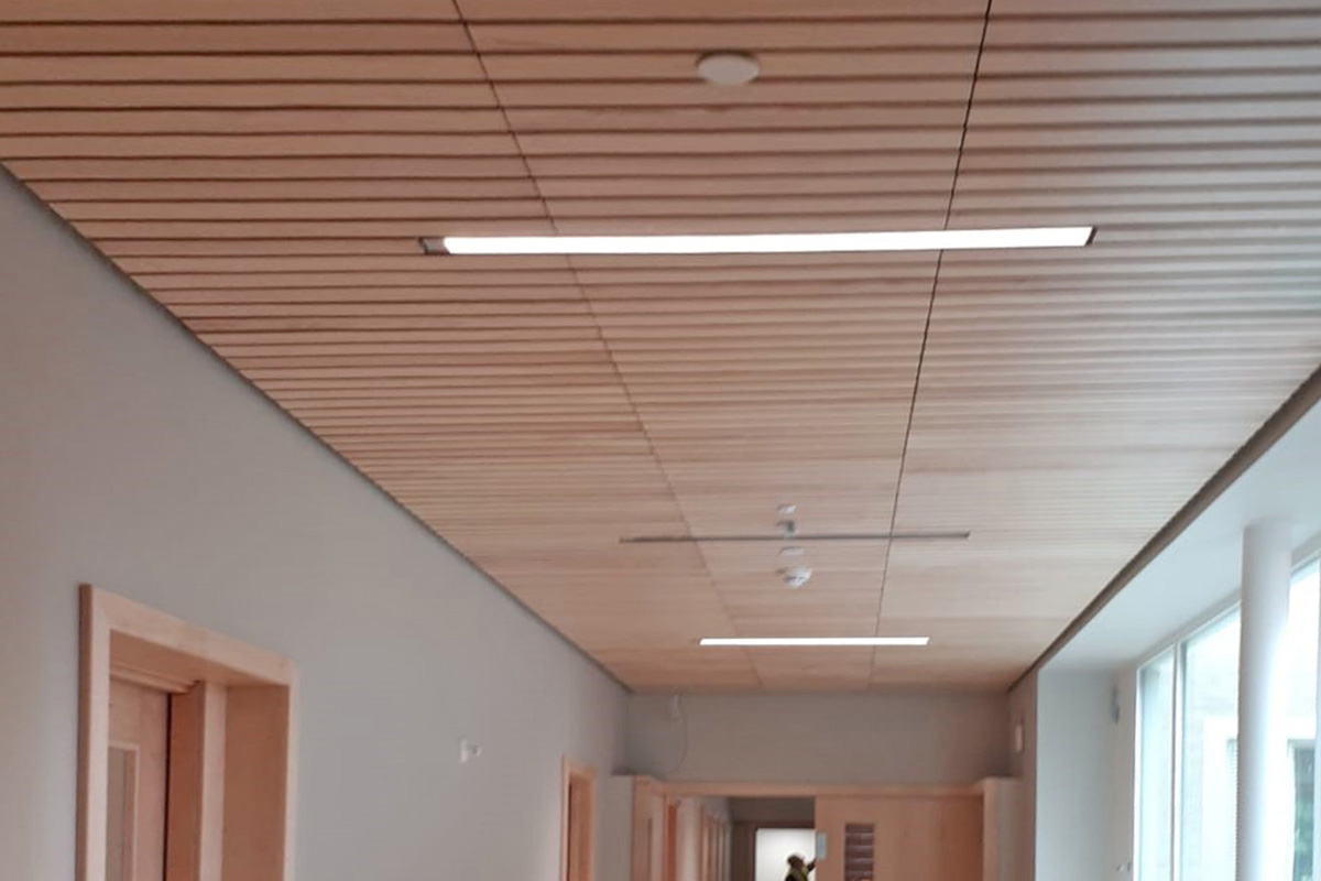 Timber Strip Ceiling Detail