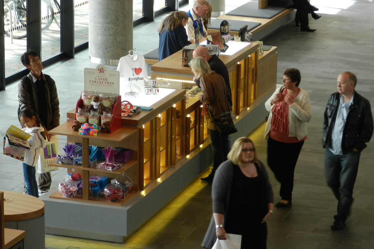 Library of Birmingham Retail Display Counter